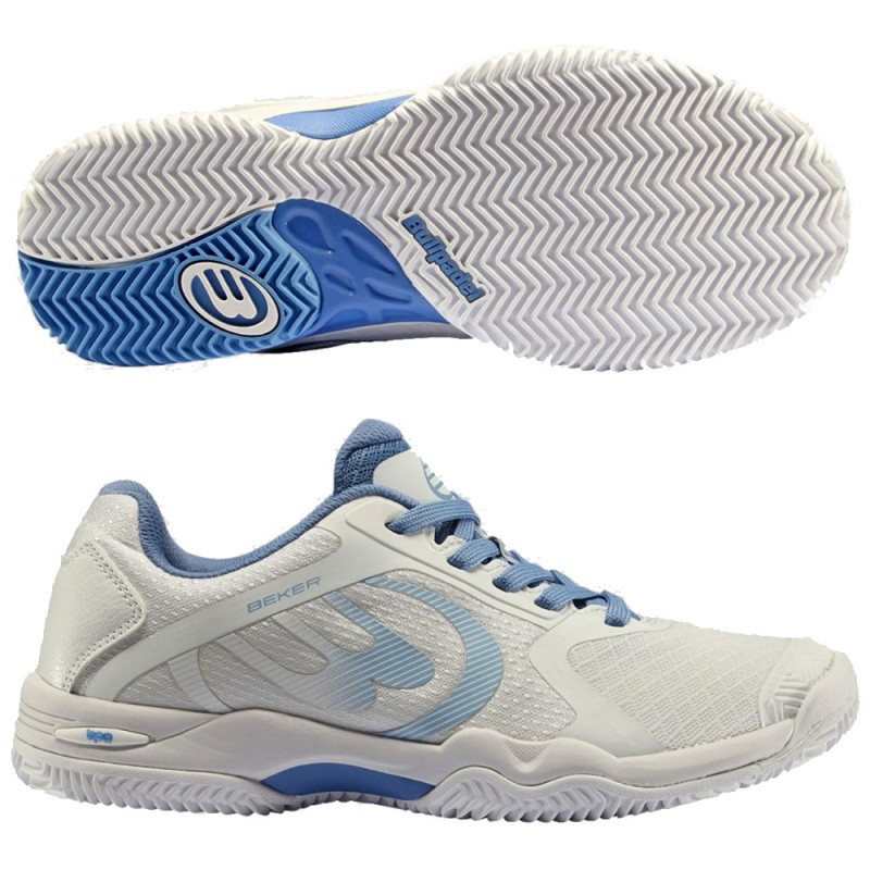 zapatillas Bullpadel Beker W 24V white blue 2024