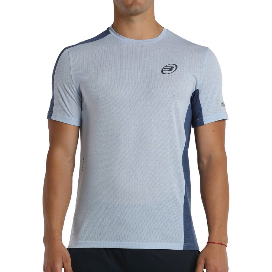 Bullpadel Mirar Camiseta de Padel Hombre - Azul Sombra Vigore