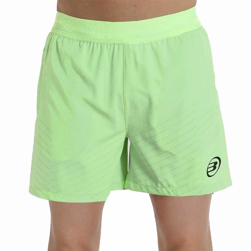 short Bullpadel Adil amarillo azufre fluor short Bullpadel Adil amarillo azufre fluor