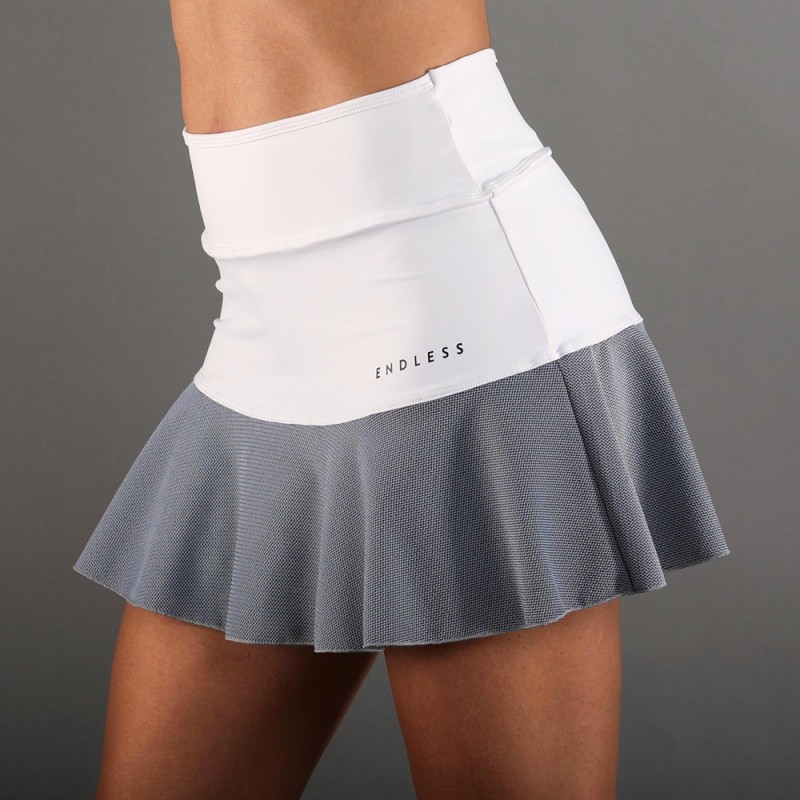 falda Endless Lace blanco plata falda Endless Lace blanco plata