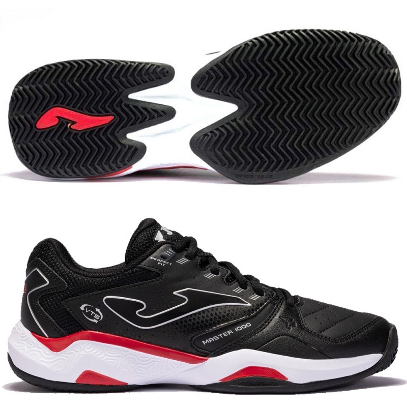 Zapatillas Joma Master 1000 Men 2401 black red 2024 Zapatillas Joma Master 1000 Men 2401 black red 2024