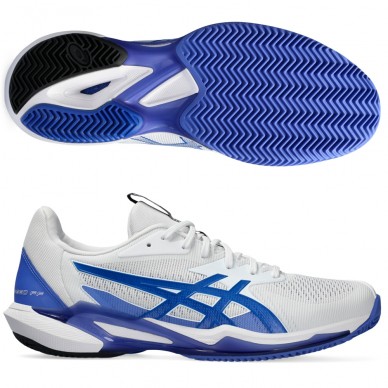 zapatillas Asics Solution Speed FF 3 Clay white tuna blue 2024