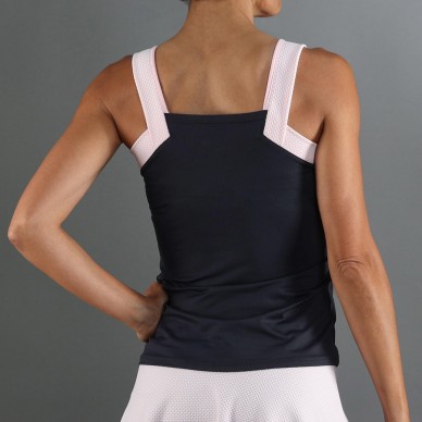 camiseta Endless Breeze negro rosa cristal