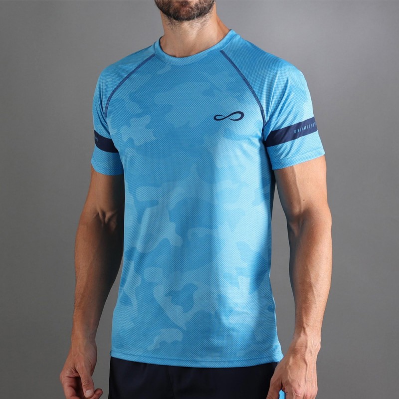 camiseta Endless Camo azul camiseta Endless Camo azul