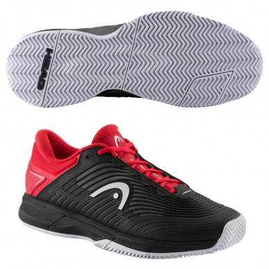 Zapatillas Head Revolt Pro 4.5 Clay black red 2024