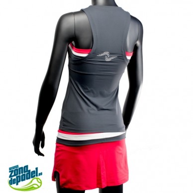 Conjunto de Padel naffta Gris y rojo CA538 2015