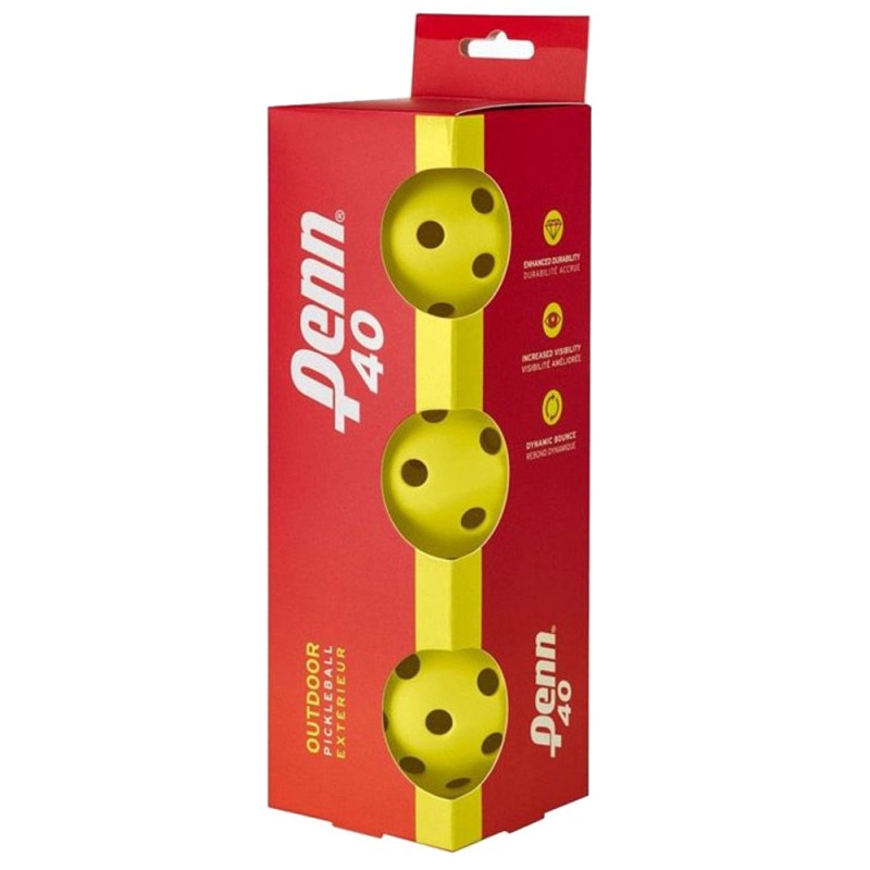 pelotas Head Pickleball 3 unidades 40 Outdoor pelotas Head Pickleball 3 unidades 40 Outdoor