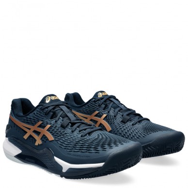 zapatillas Asics Gel Resolution 9 Clay french blue pure gold 2024
