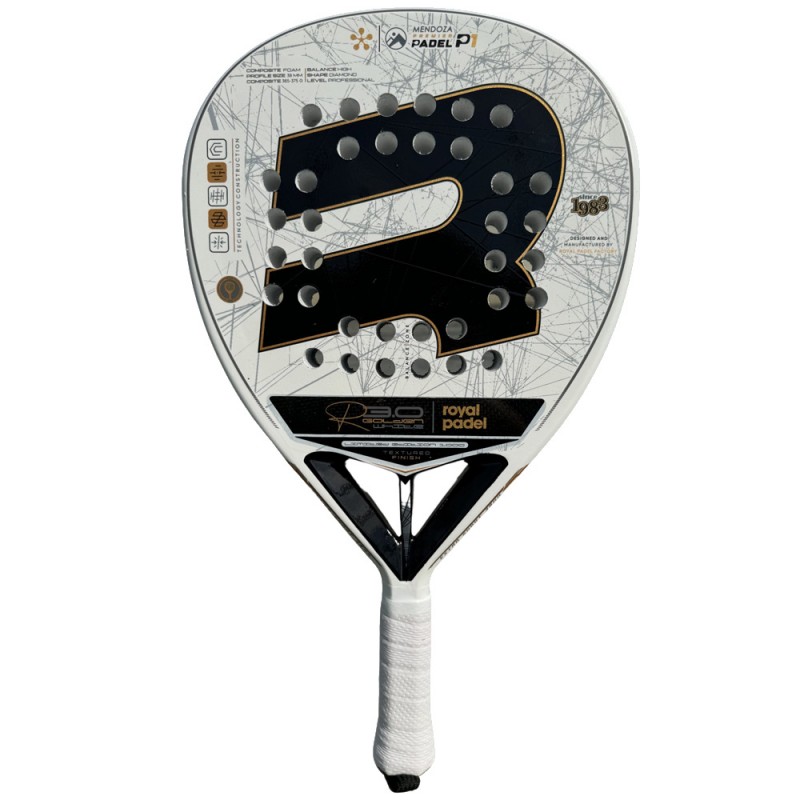 Royal Padel R30 White Premier Padel 2024 Royal Padel R30 White Premier Padel 2024