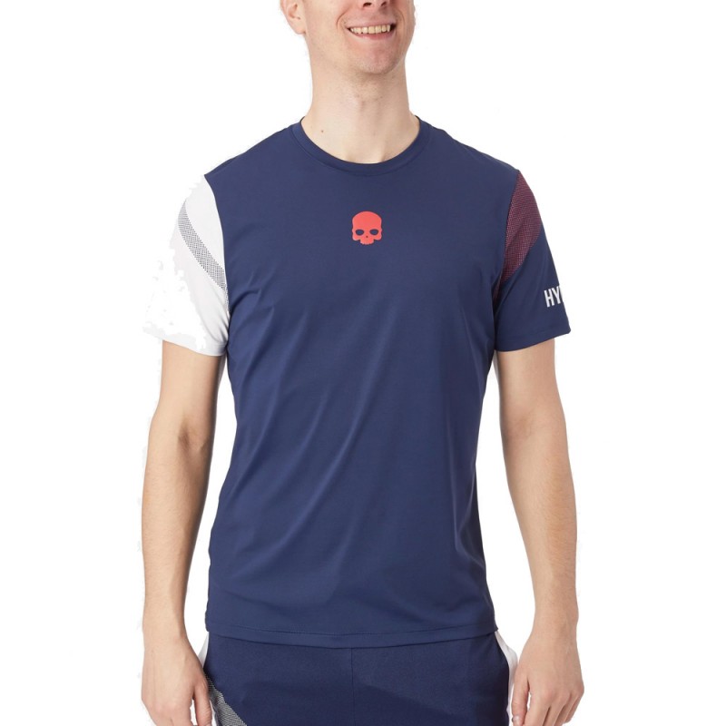 camiseta Hydrogen Sport Stripes Tech azul marino camiseta Hydrogen Sport Stripes Tech azul marino