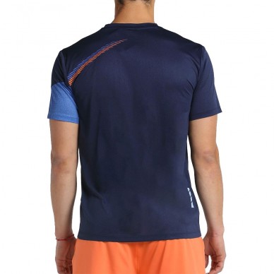 camiseta Bullpadel Letra azul marino vigore