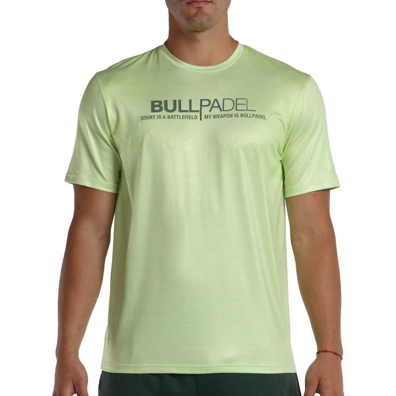 camiseta Bullpadel Leteo amarillo azufre vigore