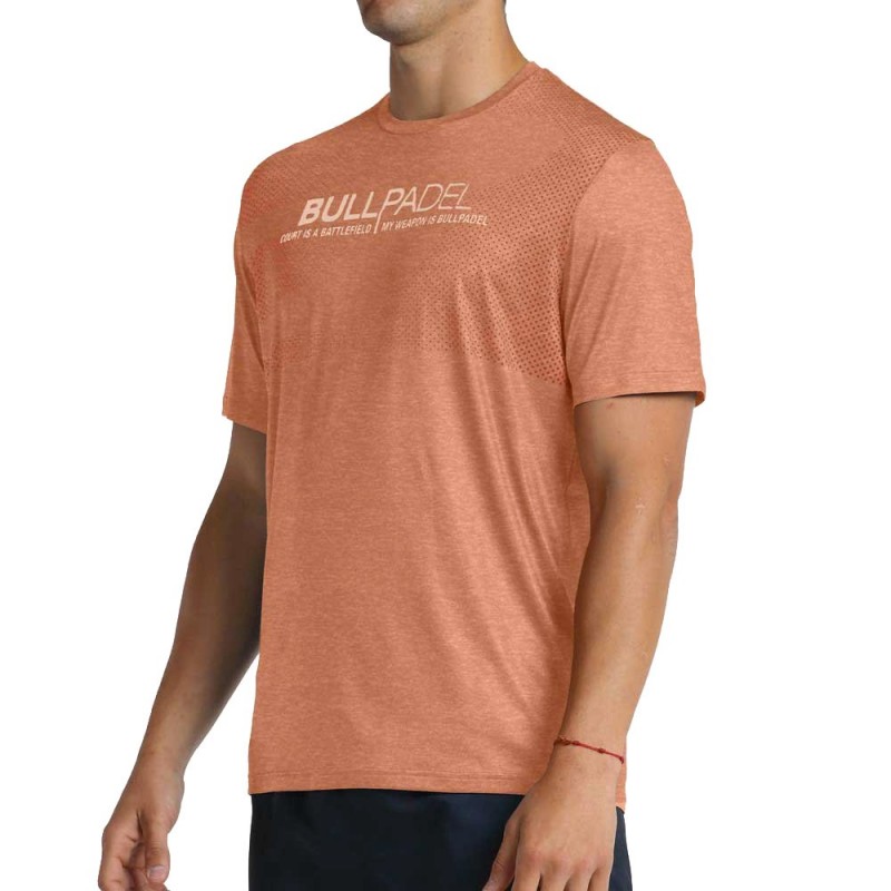 camiseta Bullpadel Leteo calabaza vigore camiseta Bullpadel Leteo calabaza vigore