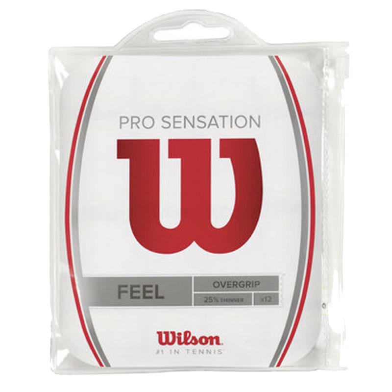 overgrips Wilson Feel 12PK blanco