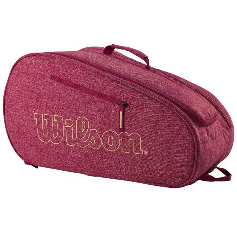 paletero Wilson Team Padel Bag rojo crema 2024