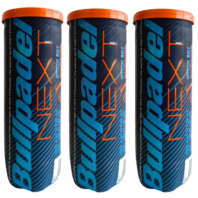 Pack 3 Botes Pelotas Bullpadel FIP Next Pack 3 Botes Pelotas Bullpadel FIP Next