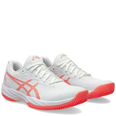 zapatillas Asics Gel Game 9 Clay white sun coral 2024