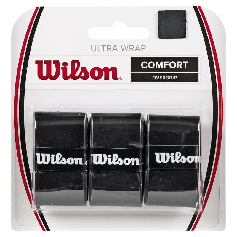 overgrips Wilson Ultra Wrap 3 PK negro