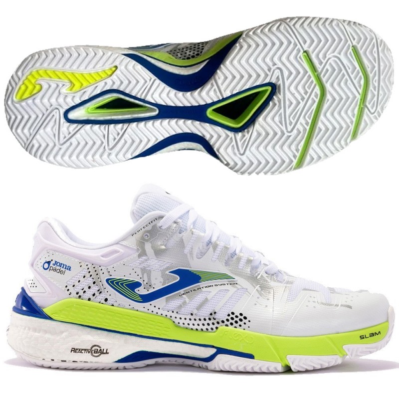zapatillas Joma Slam Men 2402 white yellow 2024 zapatillas Joma Slam Men 2402 white yellow 2024