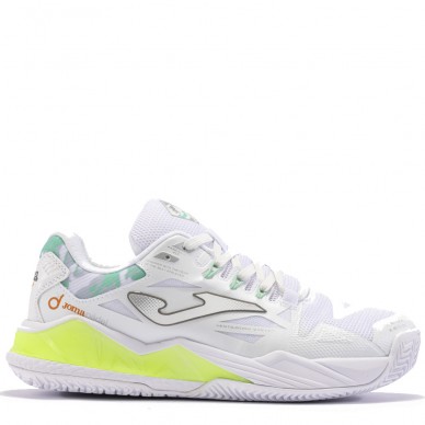 zapatillas Joma Spin Lady 2402 white green 2024