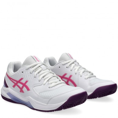 Zapatillas Asics Gel Dedicate 8 Padel white dragon fruit 2024