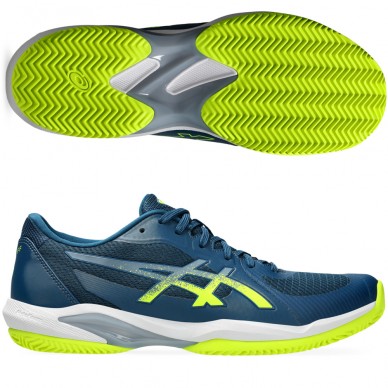 Zapatillas Asics Solution Swift FF 2 Clay mako blue safety yellow 2024