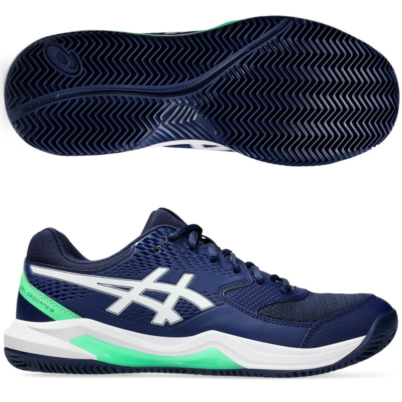 Zapatillas Asics Gel Dedicate 8 Clay blue expanse white 2024 Zapatillas Asics Gel Dedicate 8 Clay blue expanse white 2024