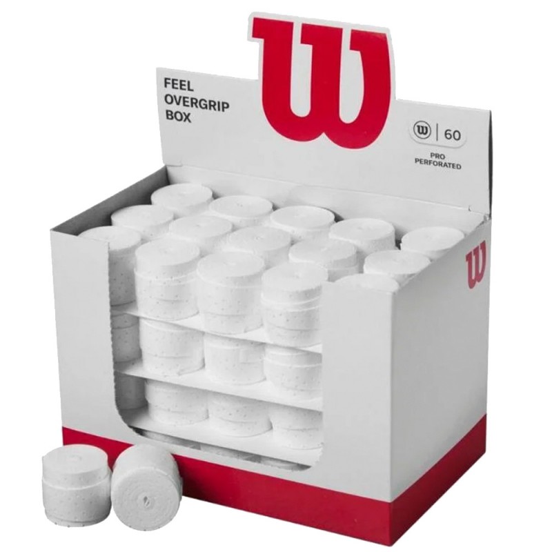 Cubo Ovegrips Wilson microperforados blancos