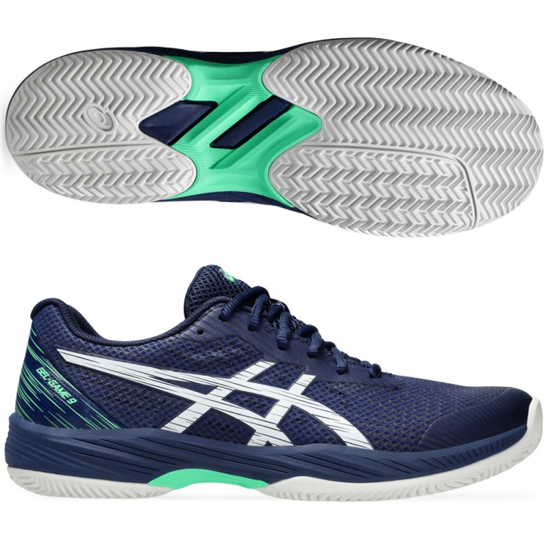 zapatillas Asics Gel Game 9 Clay blue expanse white 2024 zapatillas Asics Gel Game 9 Clay blue expanse white 2024