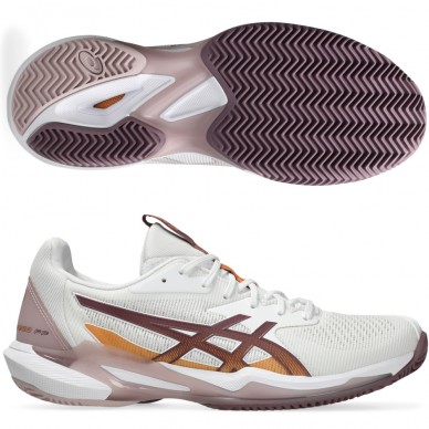 zapatillas Asics Solution Speed FF 3 Clay white dusty mauve 2024