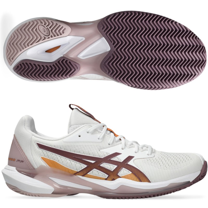 zapatillas Asics Solution Speed FF 3 Clay white dusty mauve 2024 zapatillas Asics Solution Speed FF 3 Clay white dusty mauve 2024