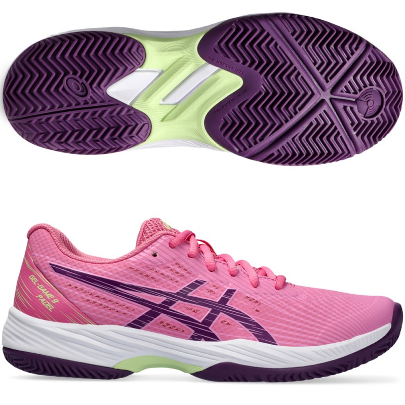 zapatillas Asics Gel Game 9 Padel dragon druit deep mauve 2024
