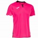 camiseta Joma Ranking rosa flúor negro