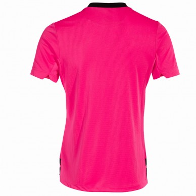 camiseta Joma Ranking rosa flúor negro