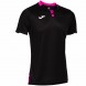 camiseta Joma Ranking negro rosa flúor