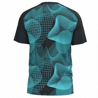 camiseta Joma Challenge negro turquesa