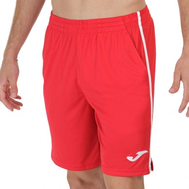 short Joma Open III rojo blanco