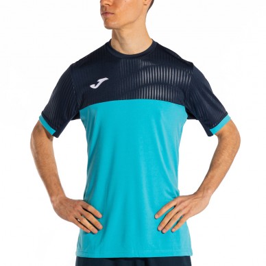 camiseta Joma Montreal turquesa flúor marino