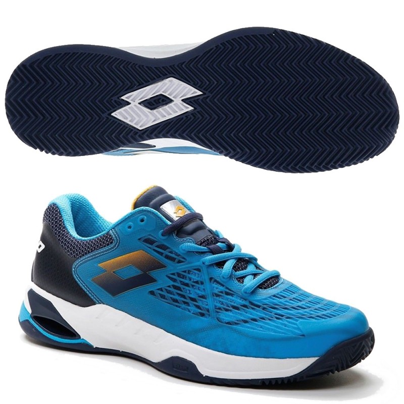 zapatillas Lotto Mirage 100 Clay ocean blue 2024