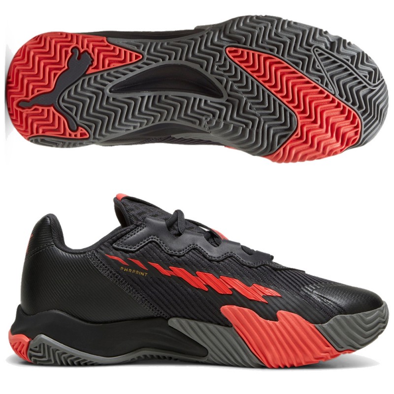 zapatillas Puma Nova Elite gray active red 2024 zapatillas Puma Nova Elite gray active red 2024