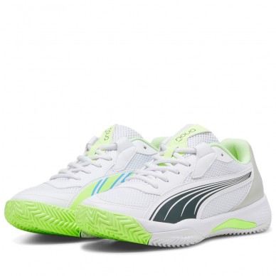 zapatillas Puma Nova Court white luminous blue 2024