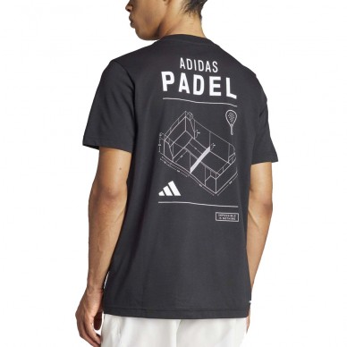 camiseta Adidas M Padel negra