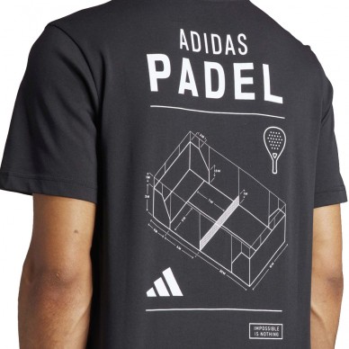 camiseta Adidas M Padel negra