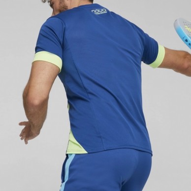 camiseta Puma Individual Padel Tee azul oscuro