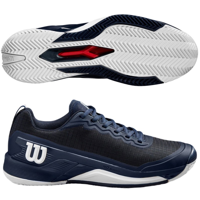 zapatillas Wilson Rush Pro 4.5 Clay navy blue 2024 zapatillas Wilson Rush Pro 4.5 Clay navy blue 2024