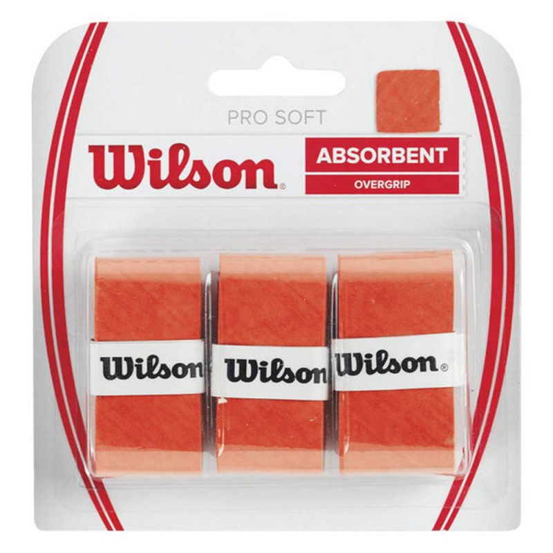 overgrips Wilson Pro Soft naranja overgrips Wilson Pro Soft naranja