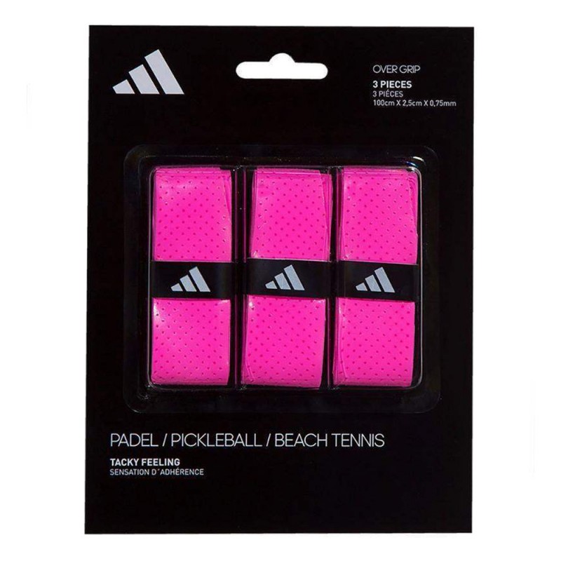 Overgrips Adidas Tacky rosa microperforado Overgrips Adidas Tacky rosa microperforado
