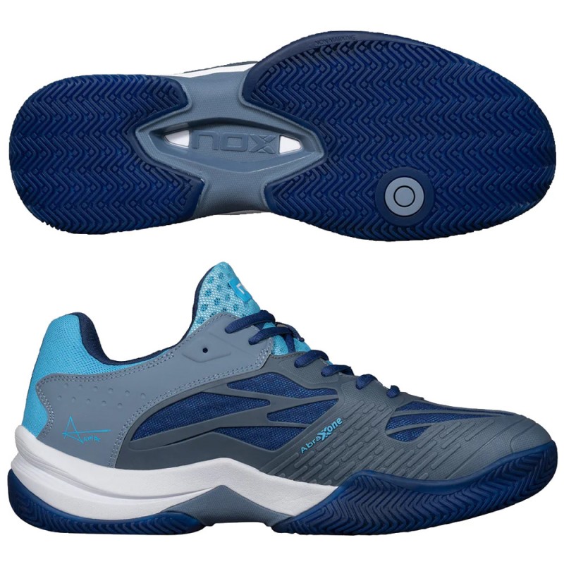 zapatillas Nox AT10 Lux Stone Bonnie blue 2024 zapatillas Nox AT10 Lux Stone Bonnie blue 2024