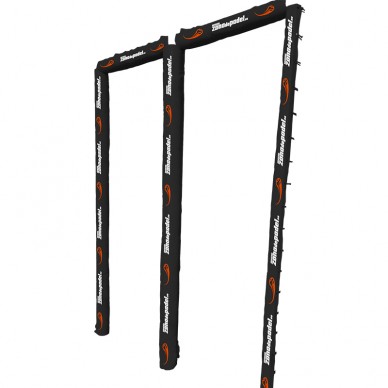 Protector de puerta con 2 huecos de pista de pádel