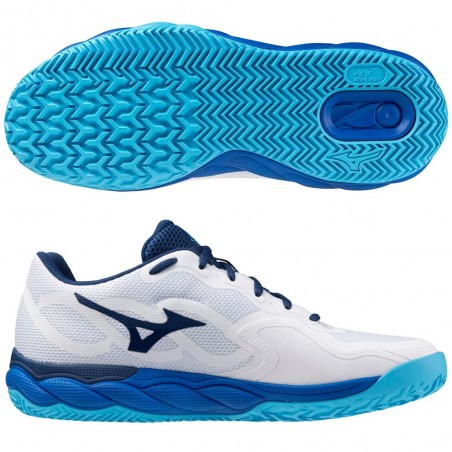 Mizuno blancas y azules 2025